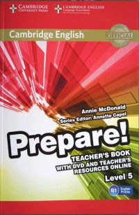 Prepare! Level 5 (Teacher's Book) by Annie Mcdonald
