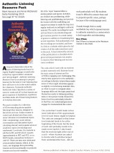 Authentic Listening Resource Pack - hancockmcdonald.com/books/reviews/authentic-listening-resource-pack