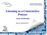 Listening as a Constructive Process 