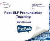 Post-ELF Pronunciation Teaching - hancockmcdonald.com/node/578/edit